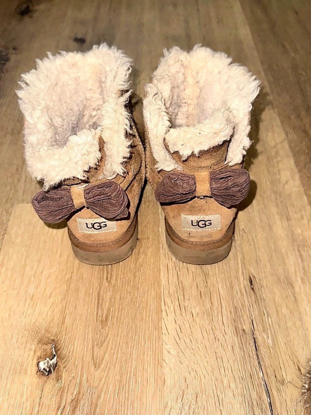 UGG Bailey Bow Boots Brown US 8